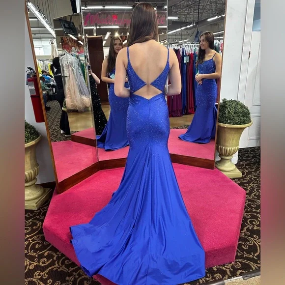 Blue Amarra size 0 formal dress - Picture 2 of 10